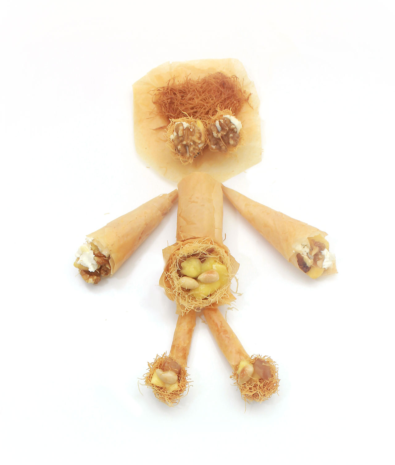 Tartaletas de pasta kataifi y pasta filo W 8 Espantapajaros