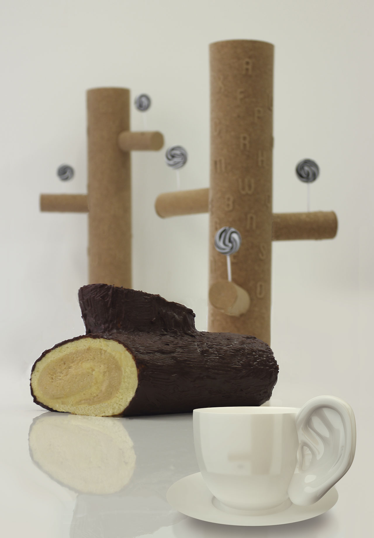 Yule Log Cake Candy Twin Peaks